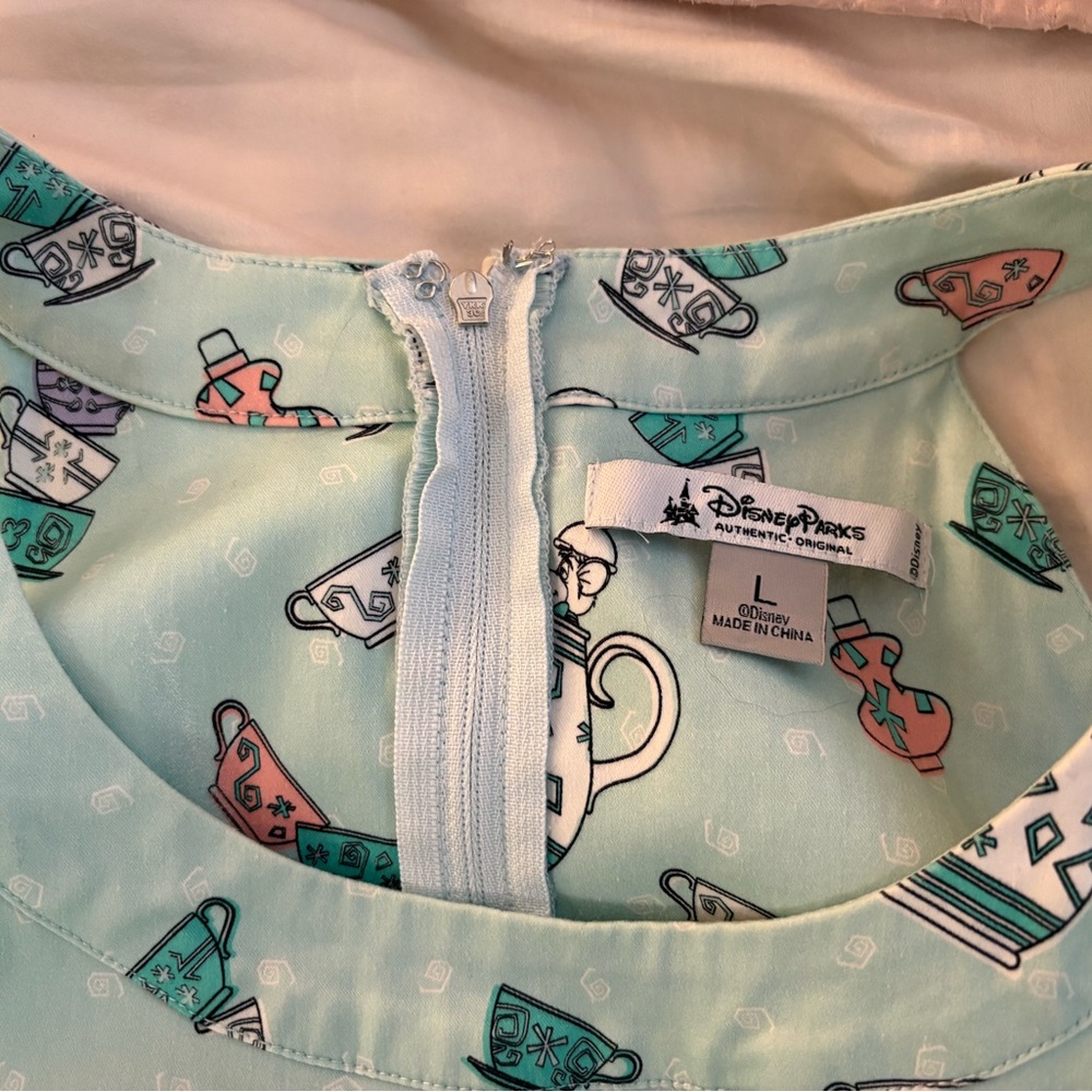 Disney Parks Rare Mad Hatters Teacup Midi Dress - Picture 12 of 13
